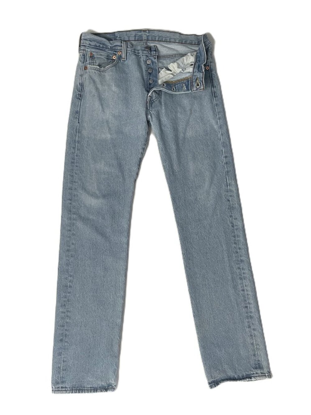 Levi's 501 Jeans Men 32x34 * Blue 100% Cotton Button-Fly Straight PC9-00501-0134